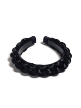 Negru Intens Coronita Impletita